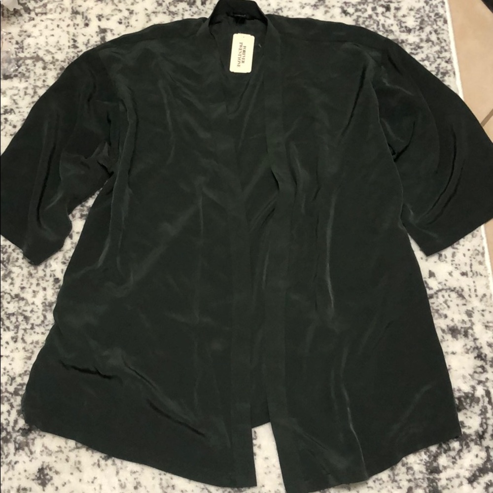 Forever 21 dark hunter green kimono small